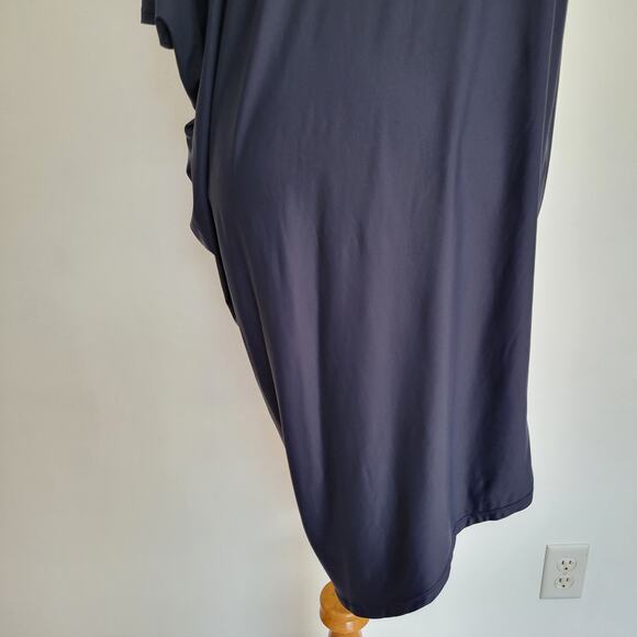 Athleta Sunlover Hilo UPF Dress Asymmetrical Navy Stretchy Women XXS - Picture 6 of 12